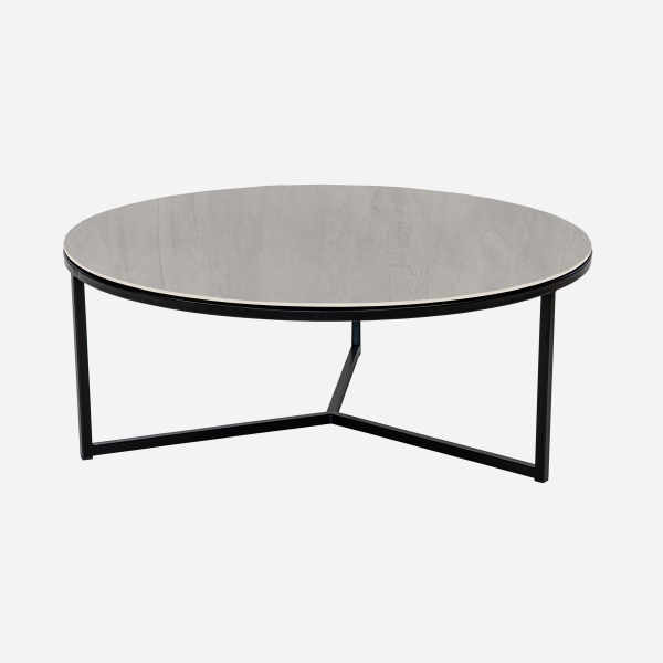 Concreto Julia Rond betonlook keramische salontafel