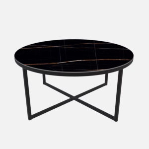 Nero Compratore Extra glans Celeste salontafel Rond 80cm x 38cm hoog