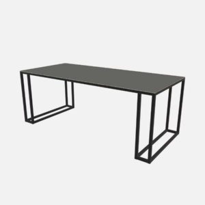 Concreto Antraciet Mat | Liona Recht koker 3x3cm | 200x90x76cm