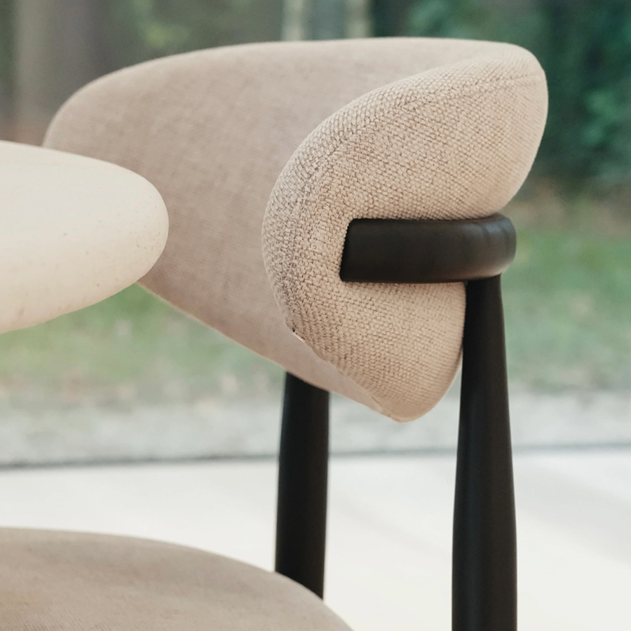 Eetkamerstoel Dianne Zwart - Afbeelding 2