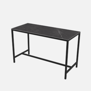 Nero Opaco Glans 140x70cm Recht Sara 3x3 | 140x70x105cm