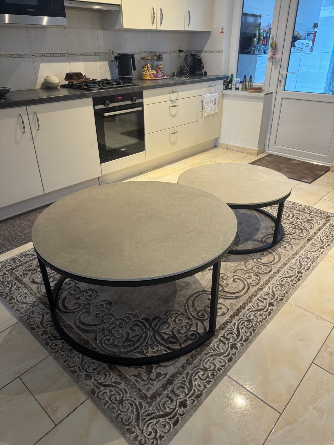 keramische stonelook salontafel